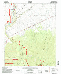 Download a high-resolution, GPS-compatible USGS topo map for Taos SW, NM (1997 edition)