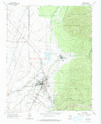 Download a high-resolution, GPS-compatible USGS topo map for Taos, NM (1974 edition)