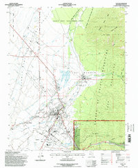 Download a high-resolution, GPS-compatible USGS topo map for Taos, NM (1998 edition)