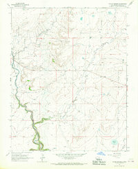 Download a high-resolution, GPS-compatible USGS topo map for Taylor Springs, NM (1967 edition)