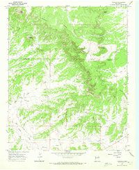 Download a high-resolution, GPS-compatible USGS topo map for Techado, NM (1972 edition)