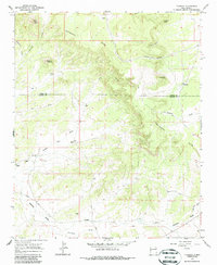 Download a high-resolution, GPS-compatible USGS topo map for Techado, NM (1987 edition)