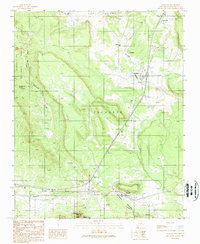 Download a high-resolution, GPS-compatible USGS topo map for Tecolote, NM (1989 edition)