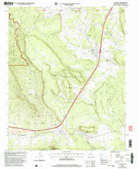 Download a high-resolution, GPS-compatible USGS topo map for Tecolote, NM (2003 edition)