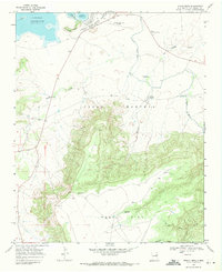 Download a high-resolution, GPS-compatible USGS topo map for Tenaja Mesa, NM (1971 edition)