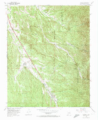 Download a high-resolution, GPS-compatible USGS topo map for Tesuque, NM (1974 edition)