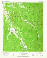 Download a high-resolution, GPS-compatible USGS topo map for Tesuque, NM (1963 edition)