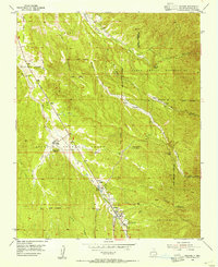 Download a high-resolution, GPS-compatible USGS topo map for Tesuque, NM (1955 edition)