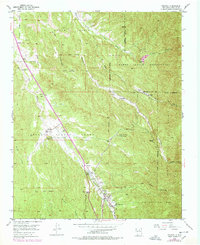 Download a high-resolution, GPS-compatible USGS topo map for Tesuque, NM (1953 edition)