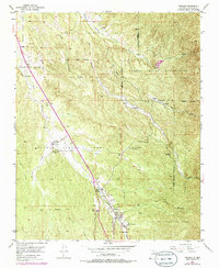 Download a high-resolution, GPS-compatible USGS topo map for Tesuque, NM (1986 edition)