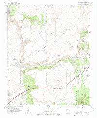 preview thumbnail of historical topo map of Santa Fe County, NM in 1953