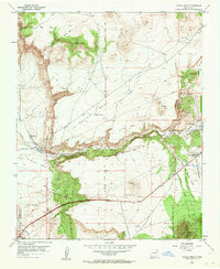 Download a high-resolution, GPS-compatible USGS topo map for Tetilla Peak, NM (1963 edition)
