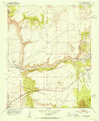 Download a high-resolution, GPS-compatible USGS topo map for Tetilla Peak, NM (1954 edition)