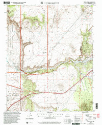 Download a high-resolution, GPS-compatible USGS topo map for Tetilla Peak, NM (2003 edition)