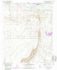 Download a high-resolution, GPS-compatible USGS topo map for The Hogback North, NM (1986 edition)
