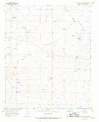Download a high-resolution, GPS-compatible USGS topo map for The Old Dry Lake, NM (1971 edition)