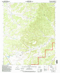 Download a high-resolution, GPS-compatible USGS topo map for Third Canyon, NM (1998 edition)