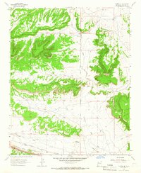 Download a high-resolution, GPS-compatible USGS topo map for Thoreau NE, NM (1966 edition)