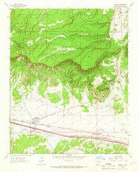 Download a high-resolution, GPS-compatible USGS topo map for Thoreau, NM (1966 edition)