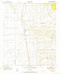 preview thumbnail of historical topo map of Otero County, NM in 1950