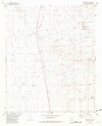Download a high-resolution, GPS-compatible USGS topo map for Three Rivers, NM (1982 edition)