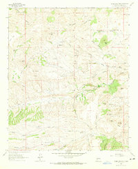 Download a high-resolution, GPS-compatible USGS topo map for Thumb Tank Peak, NM (1965 edition)