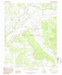 Download a high-resolution, GPS-compatible USGS topo map for Tierra Amarilla, NM (1987 edition)