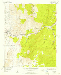 Download a high-resolution, GPS-compatible USGS topo map for Tijeras, NM (1956 edition)