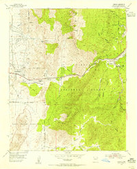 Download a high-resolution, GPS-compatible USGS topo map for Tijeras, NM (1955 edition)