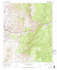 Download a high-resolution, GPS-compatible USGS topo map for Tijeras, NM (1975 edition)