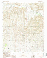 Download a high-resolution, GPS-compatible USGS topo map for Tinnie, NM (1989 edition)
