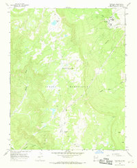 Download a high-resolution, GPS-compatible USGS topo map for Toadlena, NM (1969 edition)