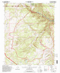 Download a high-resolution, GPS-compatible USGS topo map for Toltec Mesa, NM (1998 edition)