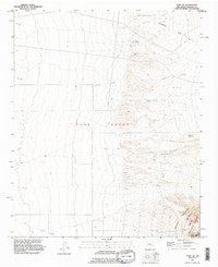 preview thumbnail of historical topo map of Valencia County, NM in 1991