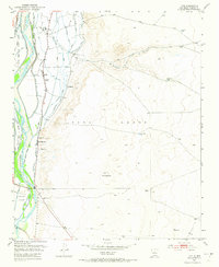 1952 Map of Adelino, NM, 1973 Print