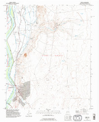 1991 Map of Adelino, NM, 1996 Print