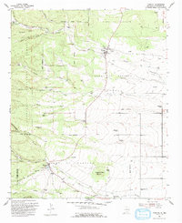 Download a high-resolution, GPS-compatible USGS topo map for Torreon, NM (1993 edition)