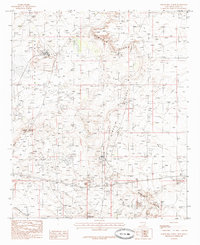 Download a high-resolution, GPS-compatible USGS topo map for Tower Hill North, NM (1985 edition)