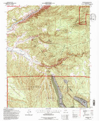 Download a high-resolution, GPS-compatible USGS topo map for Trampas, NM (1997 edition)