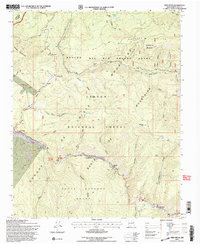 Download a high-resolution, GPS-compatible USGS topo map for Tres Ritos, NM (1997 edition)