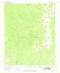 Download a high-resolution, GPS-compatible USGS topo map for Truchas Peak, NM (1969 edition)