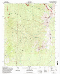 Download a high-resolution, GPS-compatible USGS topo map for Truchas Peak, NM (1997 edition)