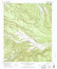 1953 Map of Truchas, NM, 1978 Print