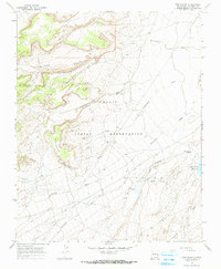 Download a high-resolution, GPS-compatible USGS topo map for Tsin-nas-kid, NM (1969 edition)