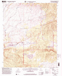 Download a high-resolution, GPS-compatible USGS topo map for Tularosa Canyon, NM (2002 edition)
