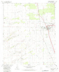 preview thumbnail of historical topo map of Tularosa, NM in 1982
