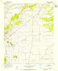 1952 Map of Turquoise Hill, 1953 Print