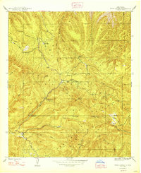 Download a high-resolution, GPS-compatible USGS topo map for Twin Sisters, NM (1948 edition)
