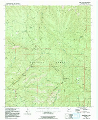 Download a high-resolution, GPS-compatible USGS topo map for Twin Sisters, NM (1992 edition)