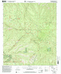 Download a high-resolution, GPS-compatible USGS topo map for Twin Sisters, NM (2002 edition)